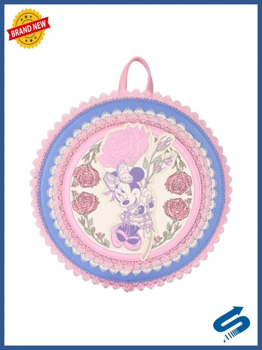 Loungefly Disney Minnie Floral and Lace Mini Backpack